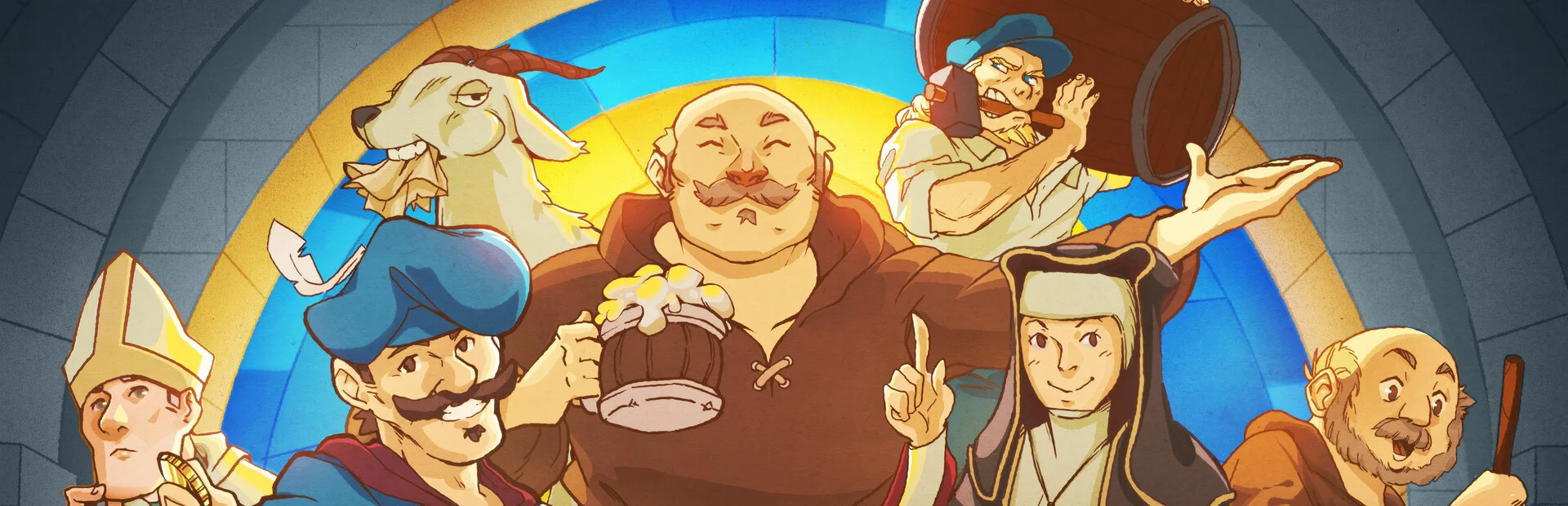 Banner of Ale Abbey - Monastery Brewery Tycoon