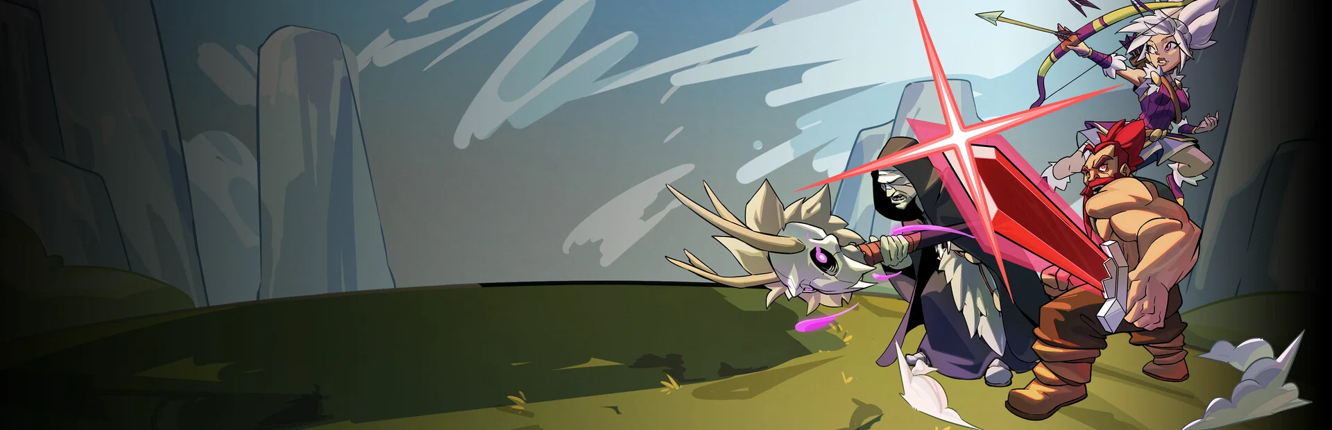 Banner of Asgard's Fall — Viking Survivors