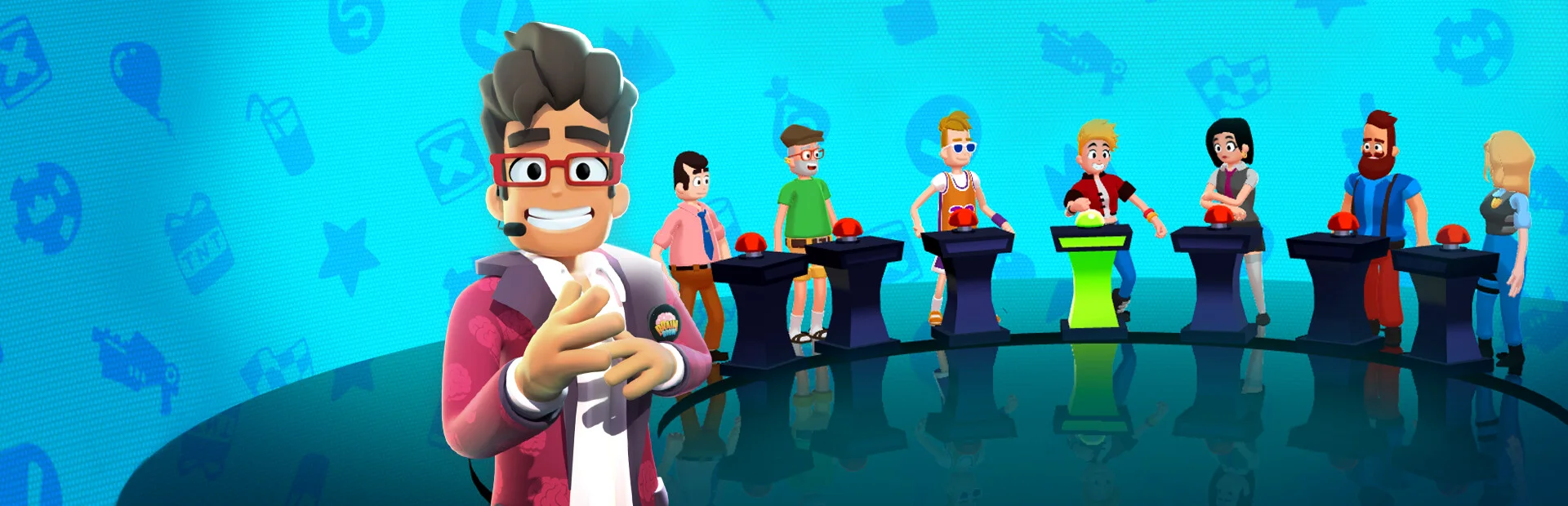 Banner of Brain Show: Party Game