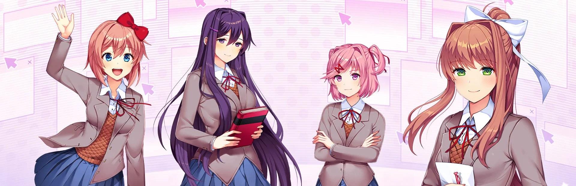 Banner of Doki Doki Literature Club Plus!