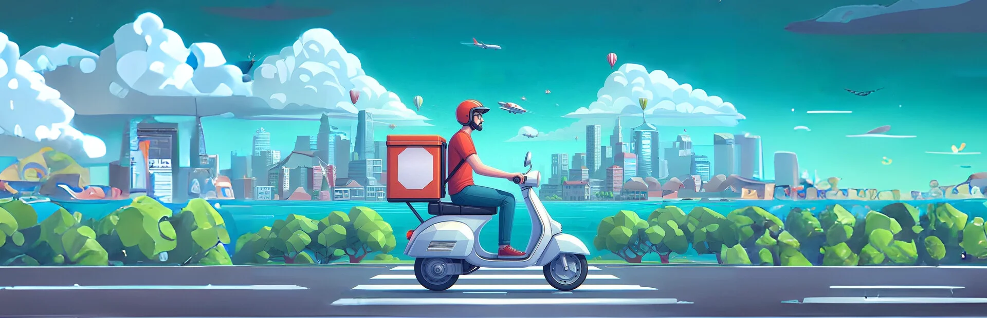 Banner of Food Delivery Simulator