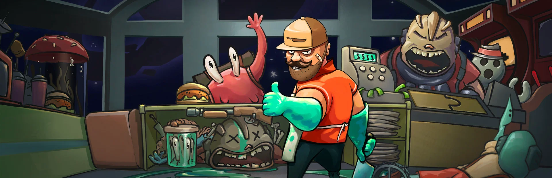 Banner of Godlike Burger