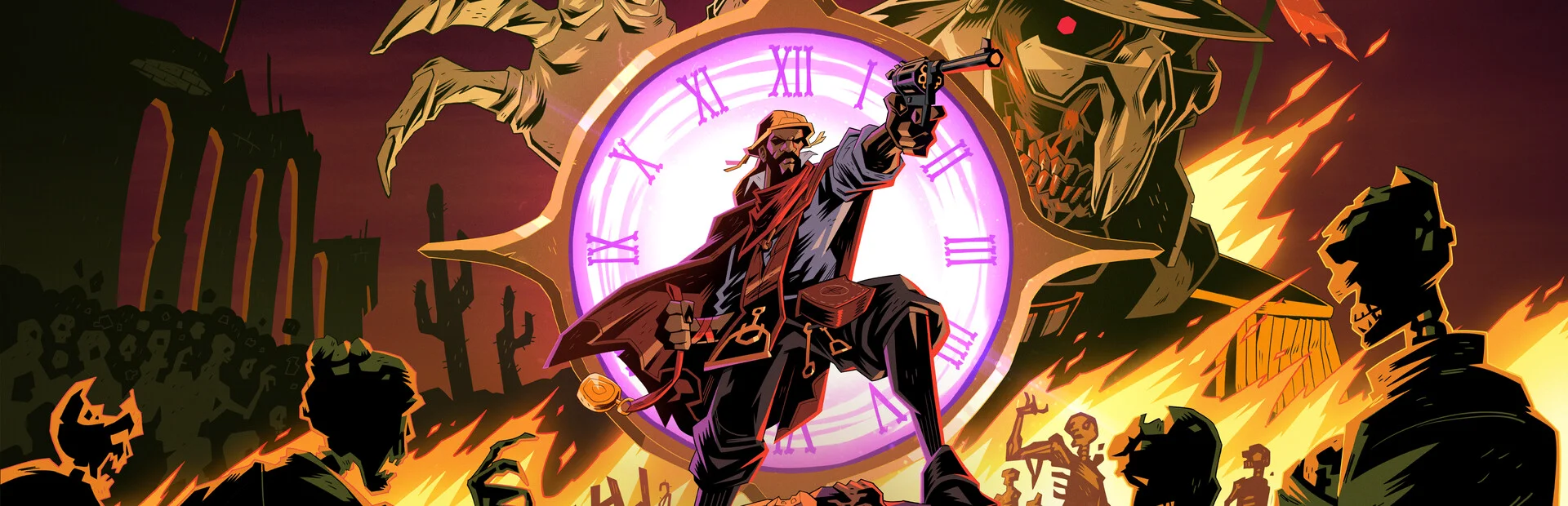Banner of Hell Clock