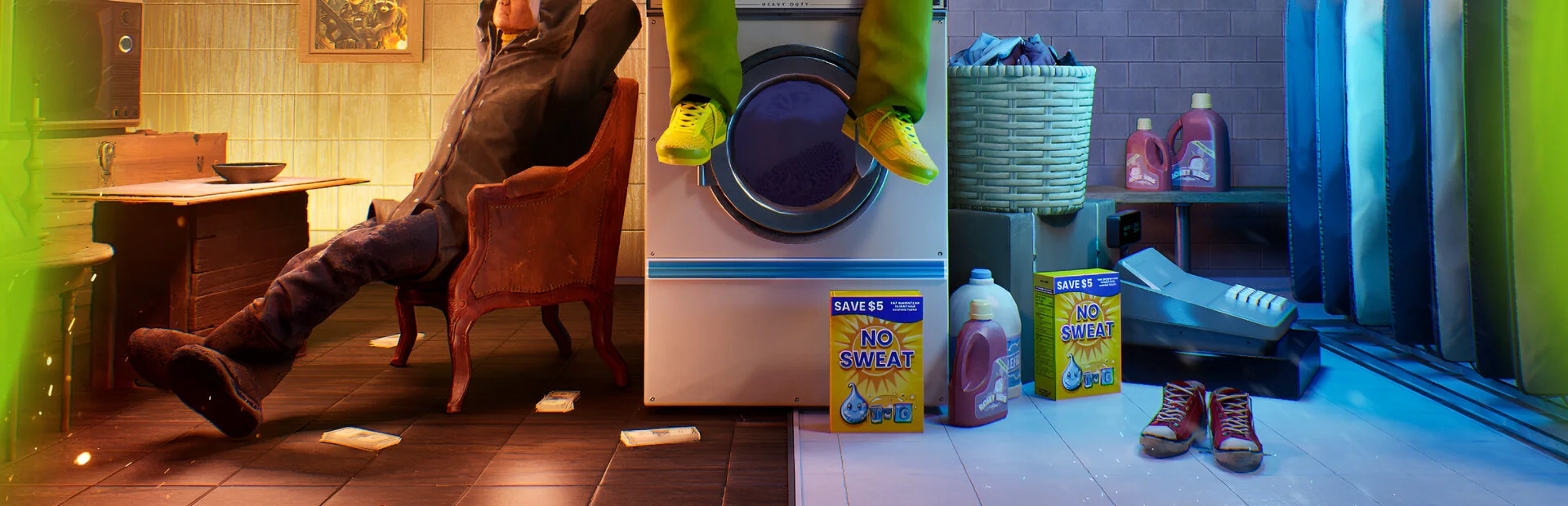 Banner of Laundering Simulator - Clean Cash and Laundry