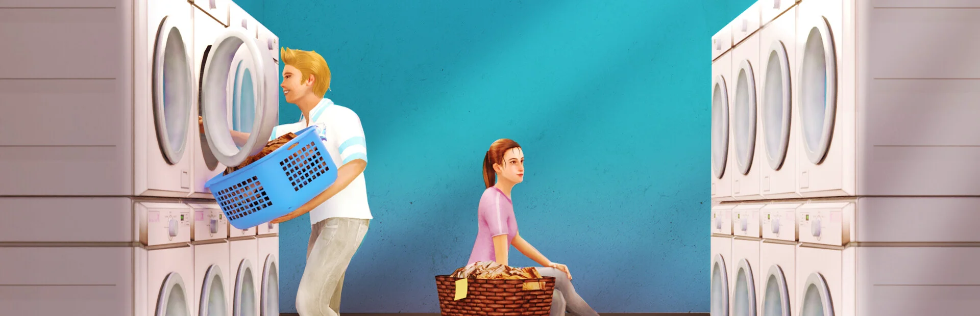 Banner of Laundry Store Simulator