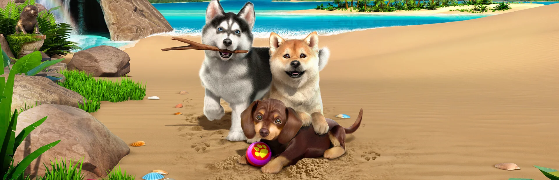 Banner of Little Friends: Puppy Island