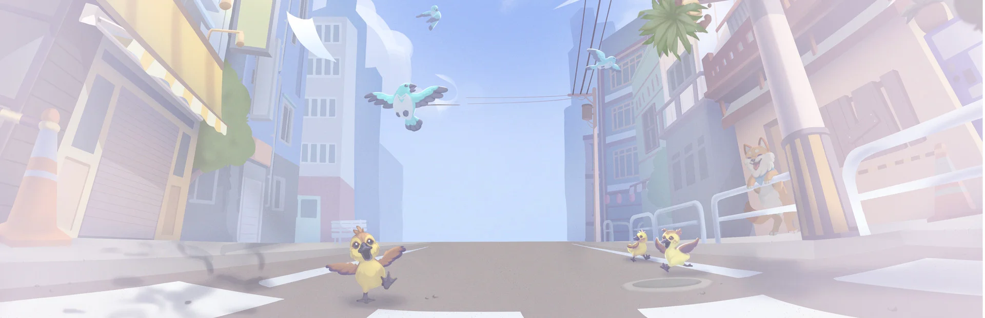 Banner of Little Kitty, Big City