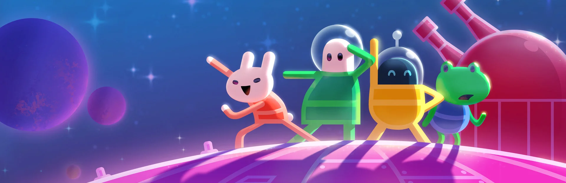 Banner of Lovers in a Dangerous Spacetime