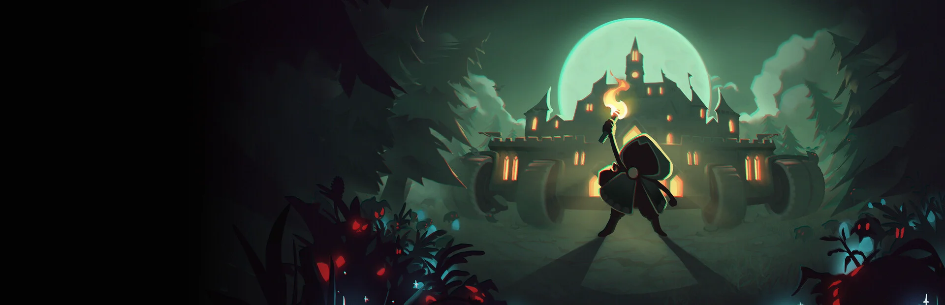 Banner of Monsters are Coming! Rock & Road