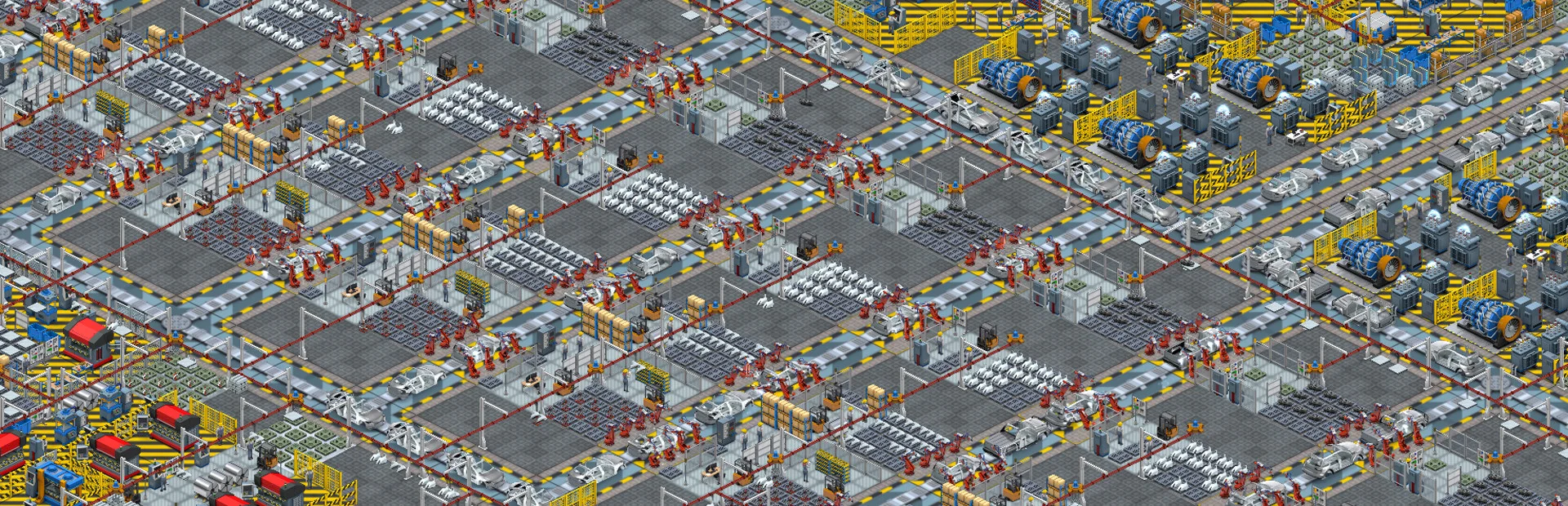 Banner of Production Line : Car factory simulation