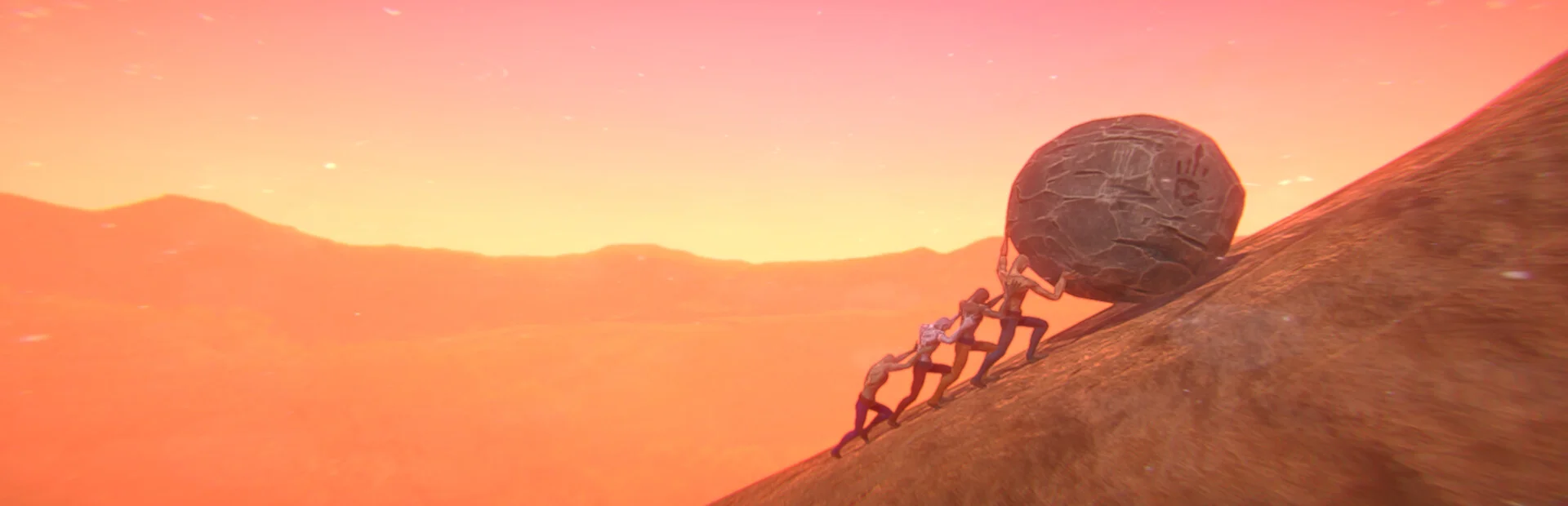 Banner of Pushing it! Together - Sisyphus Co-op