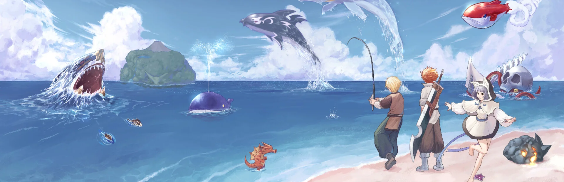 Banner of Sea Fantasy