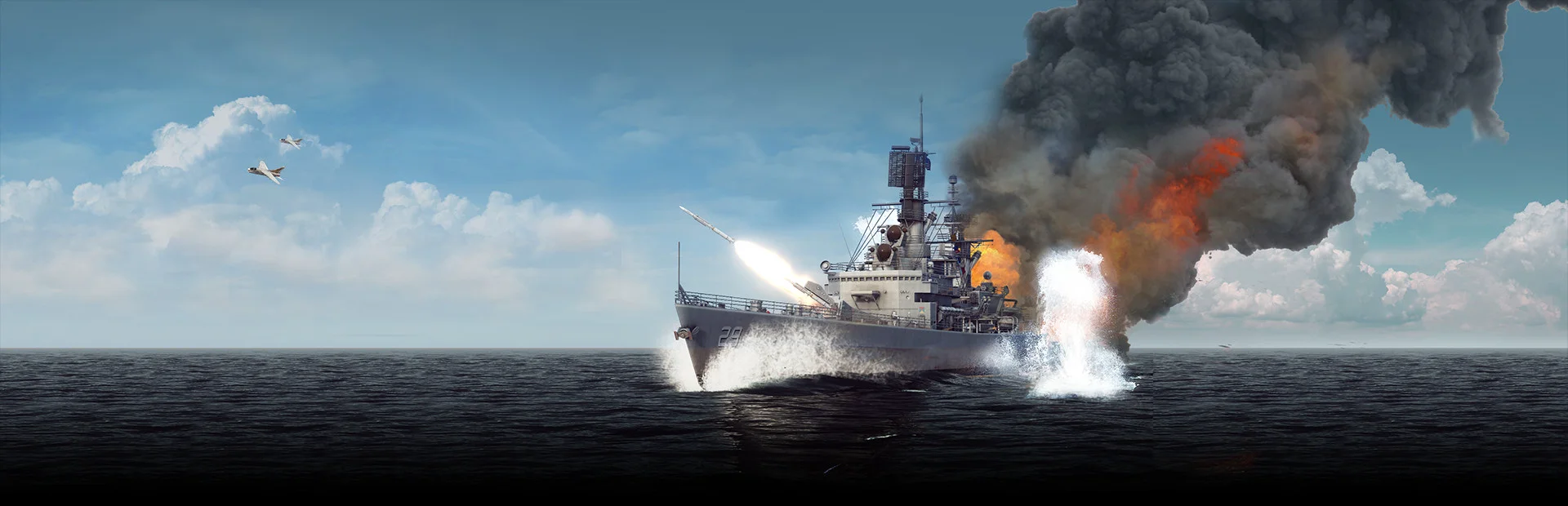 Banner of Sea Power : Naval Combat in the Missile Age