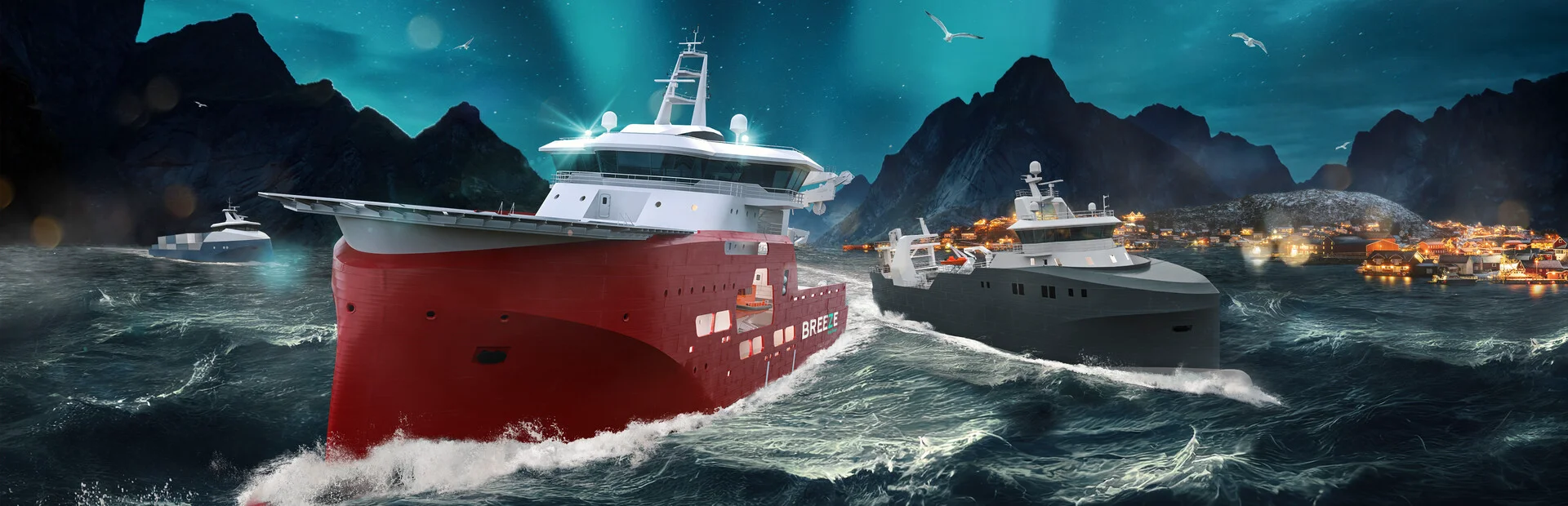 Banner of Ships At Sea