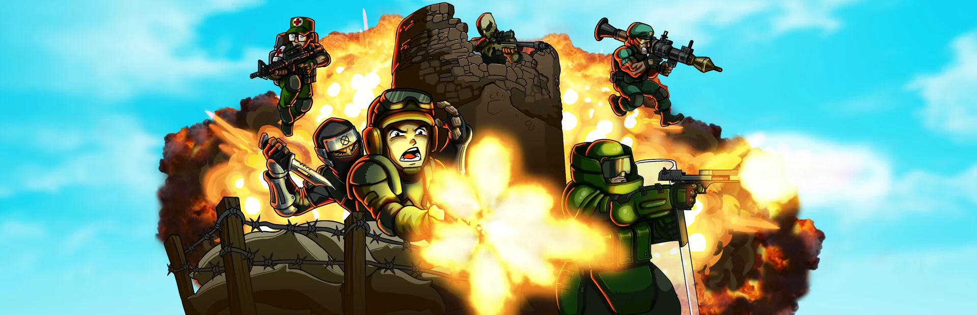 Banner of Strike Force Heroes