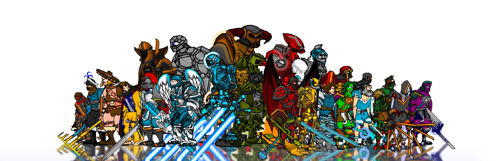 Banner of Swords and Sandals Classic Collection