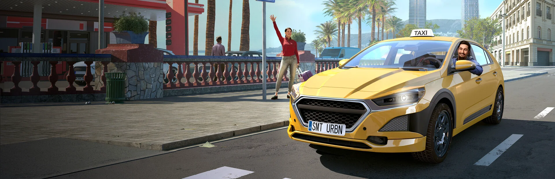 Banner of Taxi Life: A City Driving Simulator