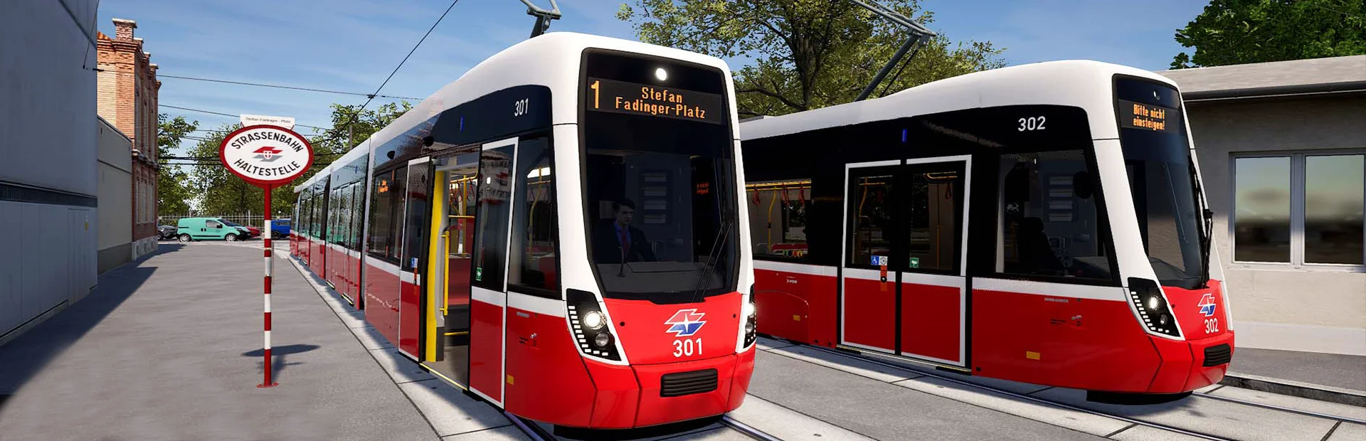 Banner of TramSim Vienna - The Tram Simulator