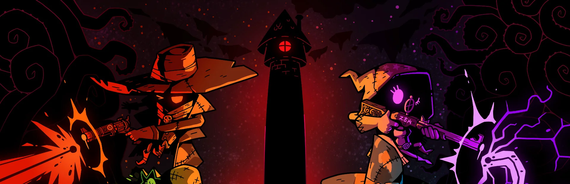 Banner of Wizard with a Gun