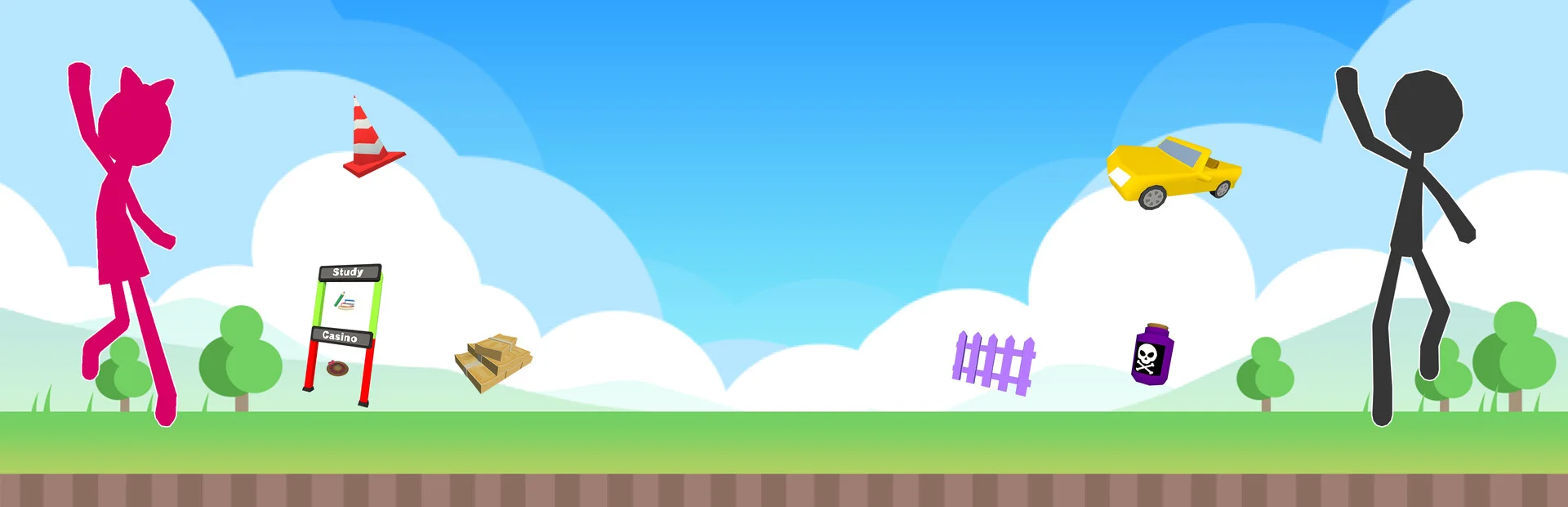 Banner of YEAH! YOU WANT "THOSE GAMES," RIGHT? SO HERE YOU GO! NOW, LET'S SEE YOU CLEAR THEM!