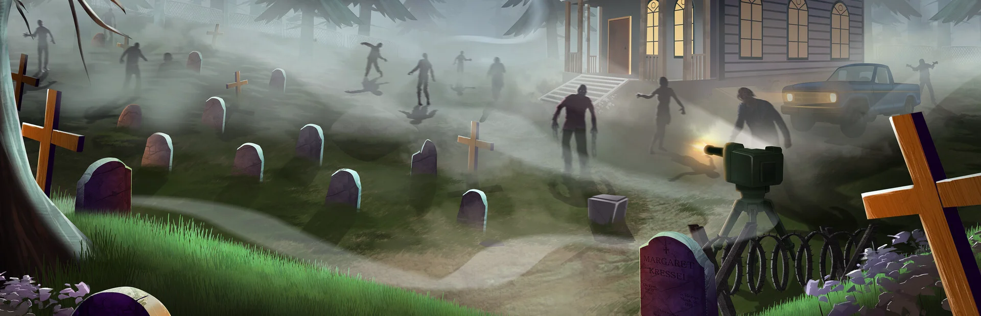 Banner of Zombie Graveyard Simulator