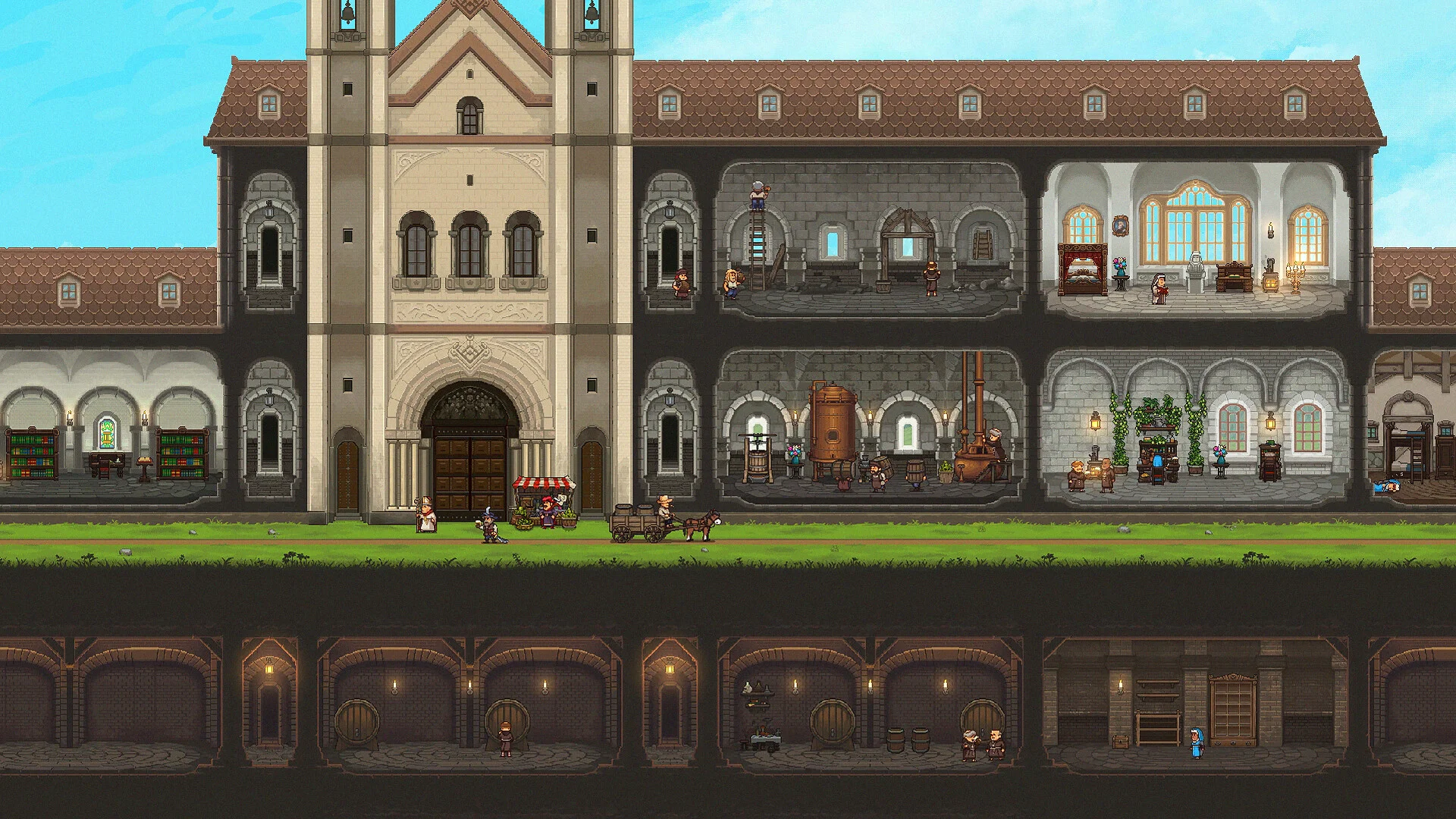 Ale Abbey - Monastery Brewery Tycoon screenshot 1