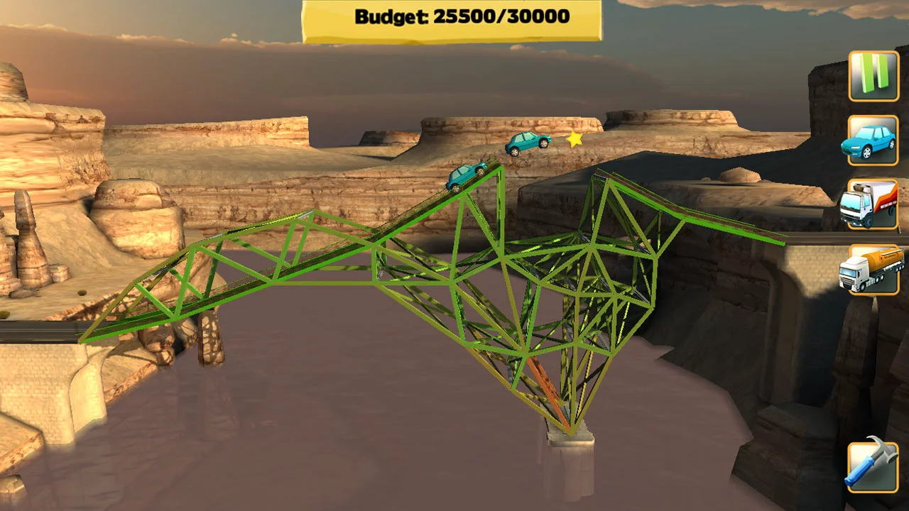 Bridge Constructor screenshot 2