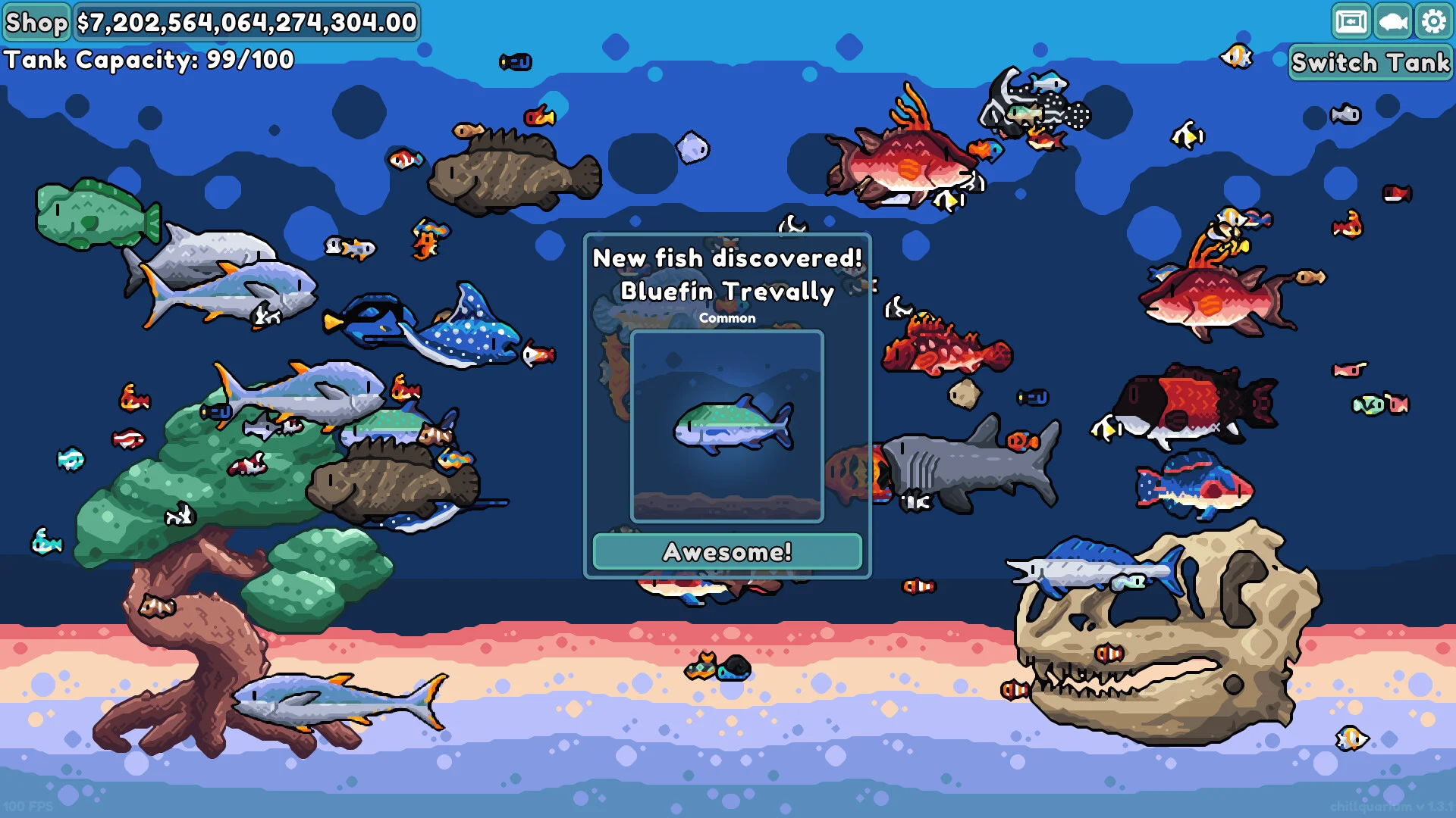 Chillquarium screenshot 2