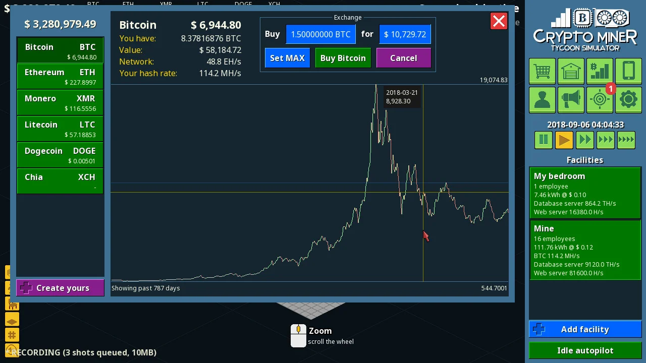 Crypto Miner Tycoon Simulator screenshot 3