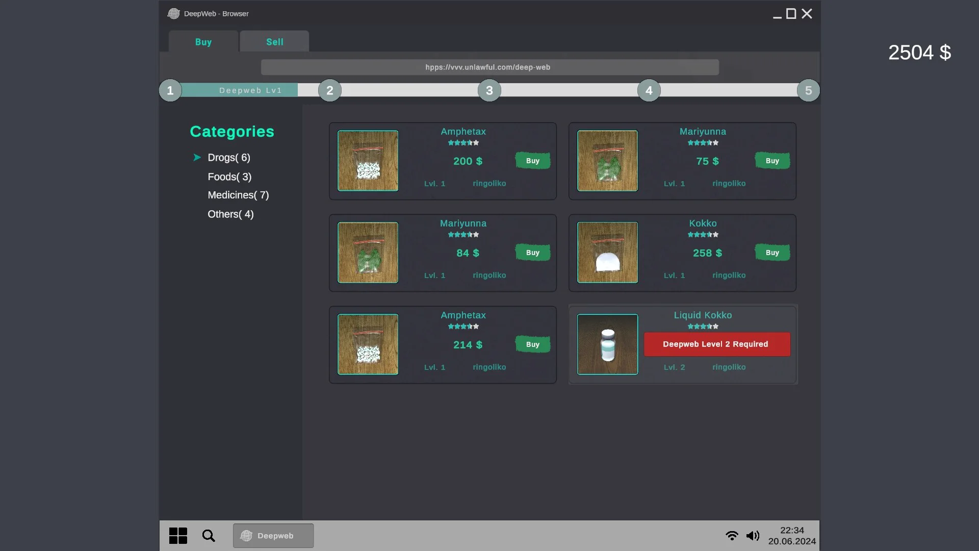 DeepWeb Simulator screenshot 8