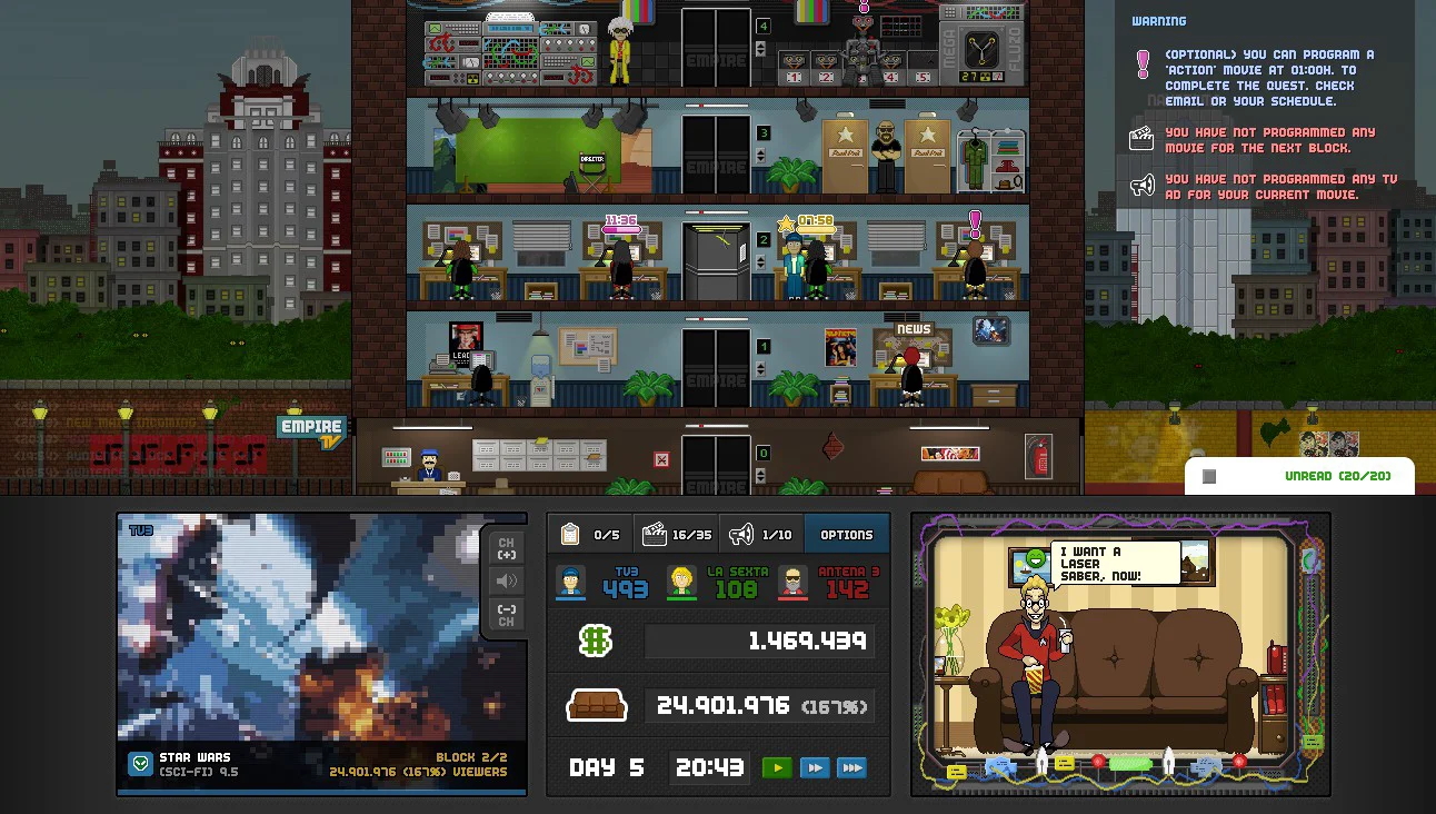 Empire TV Tycoon screenshot 1