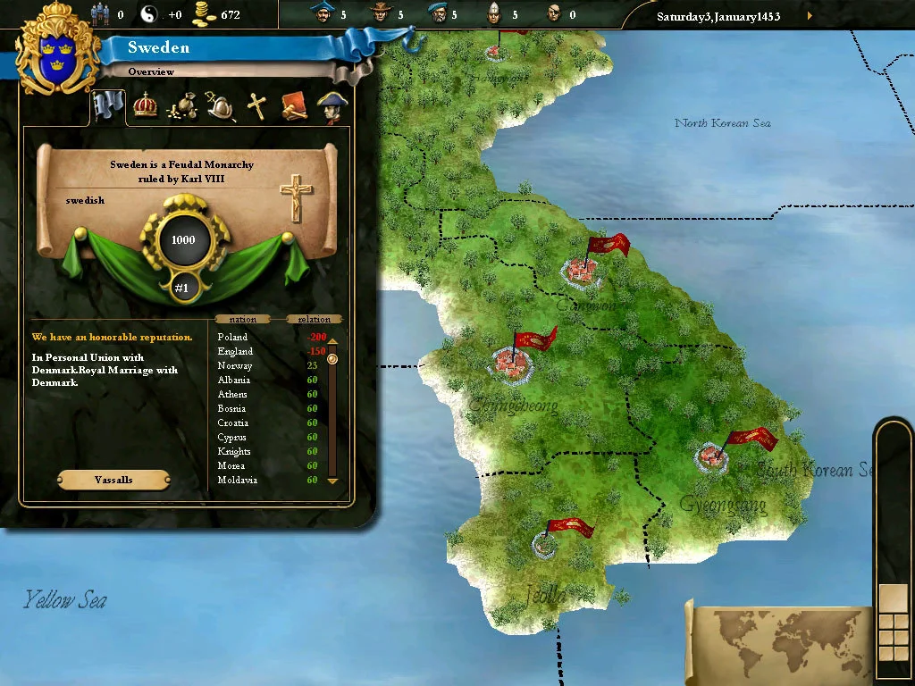 Europa Universalis III Complete screenshot 8