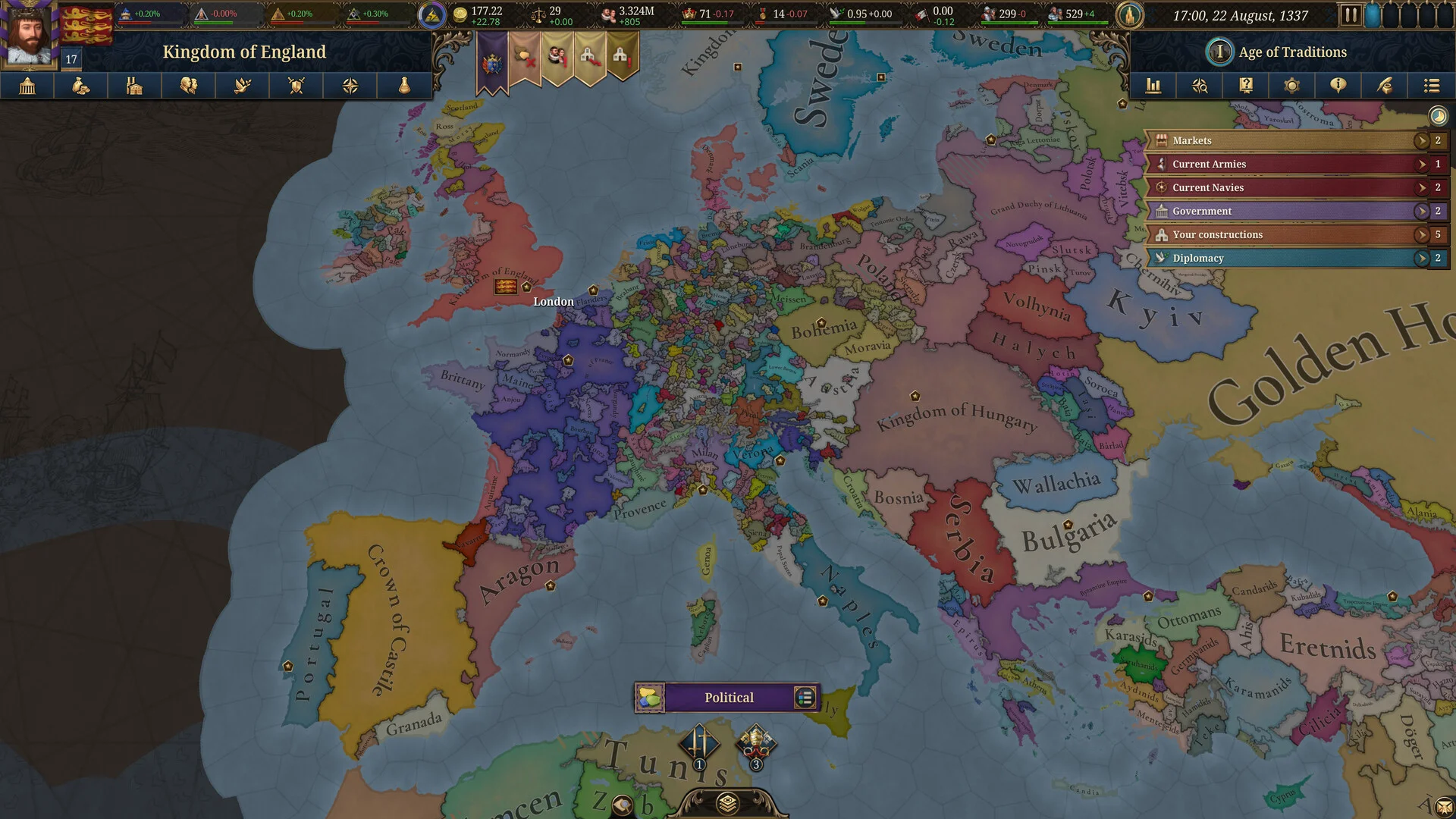 Europa Universalis V screenshot 2