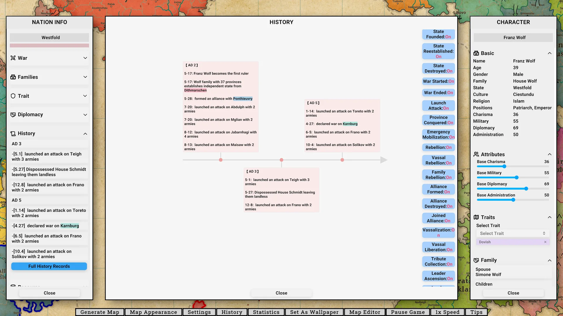 Fantasy Map Simulator screenshot 1