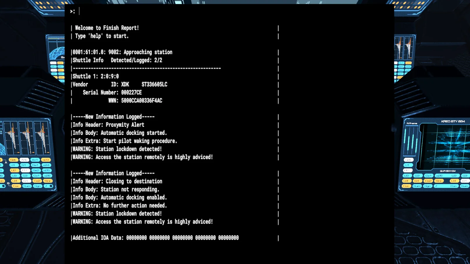 Finish Report screenshot 1