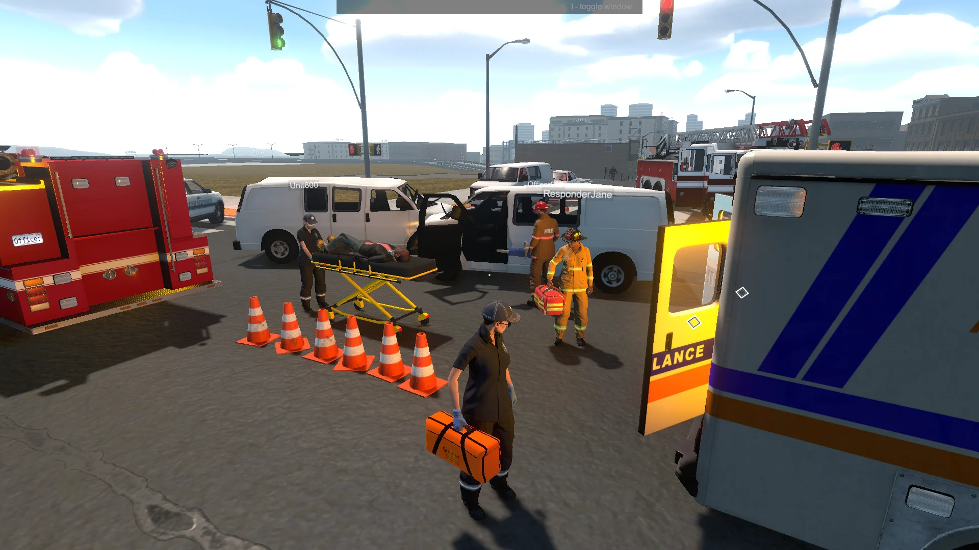 Flashing Lights - Police, Firefighting, Emergency Services (EMS) Simulator screenshot 3