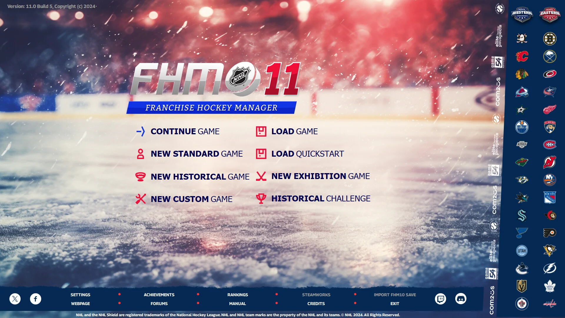 Franchise Hockey Manager 11 screenshot 1