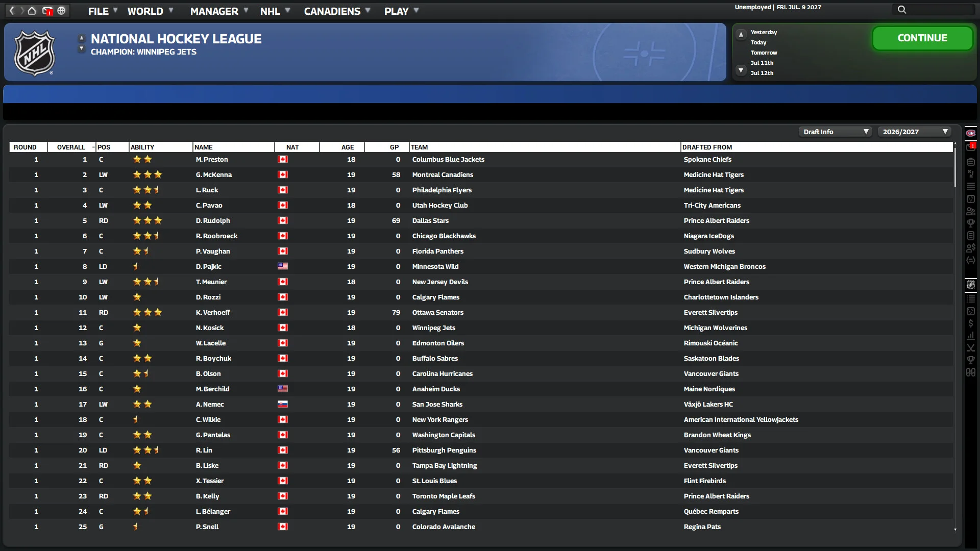 Franchise Hockey Manager 11 screenshot 10