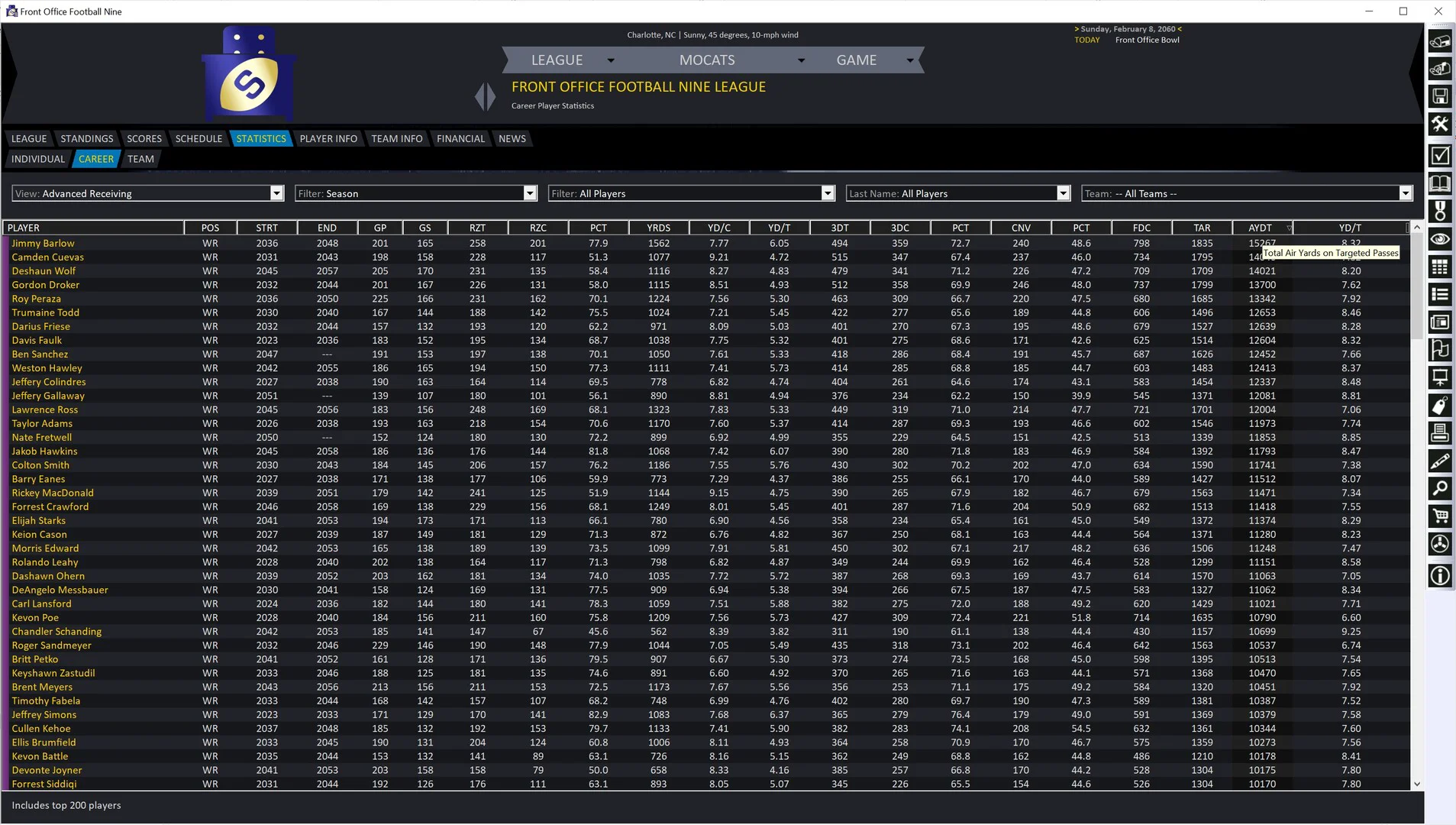 Front Office Football Nine screenshot 10
