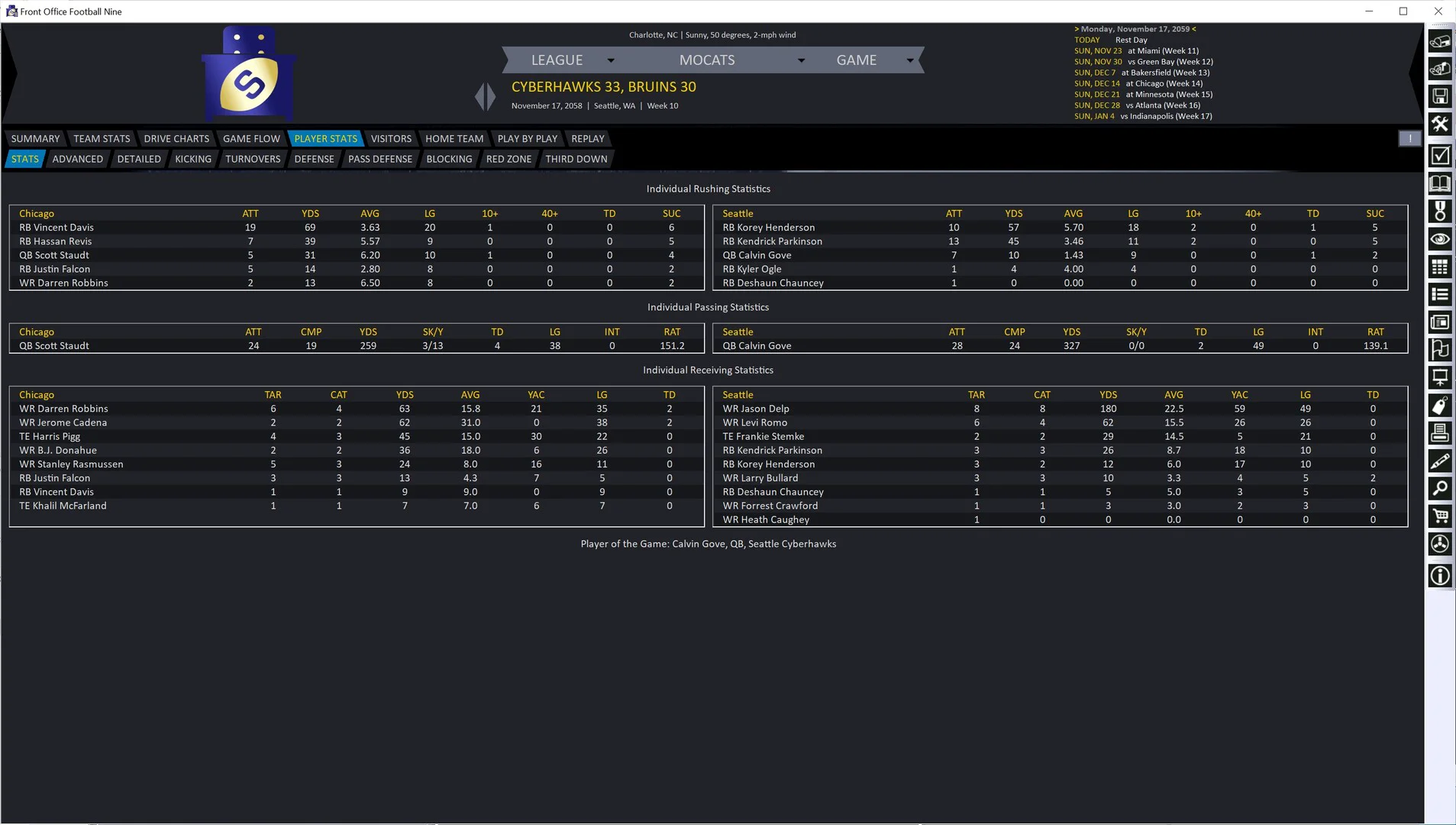 Front Office Football Nine screenshot 15
