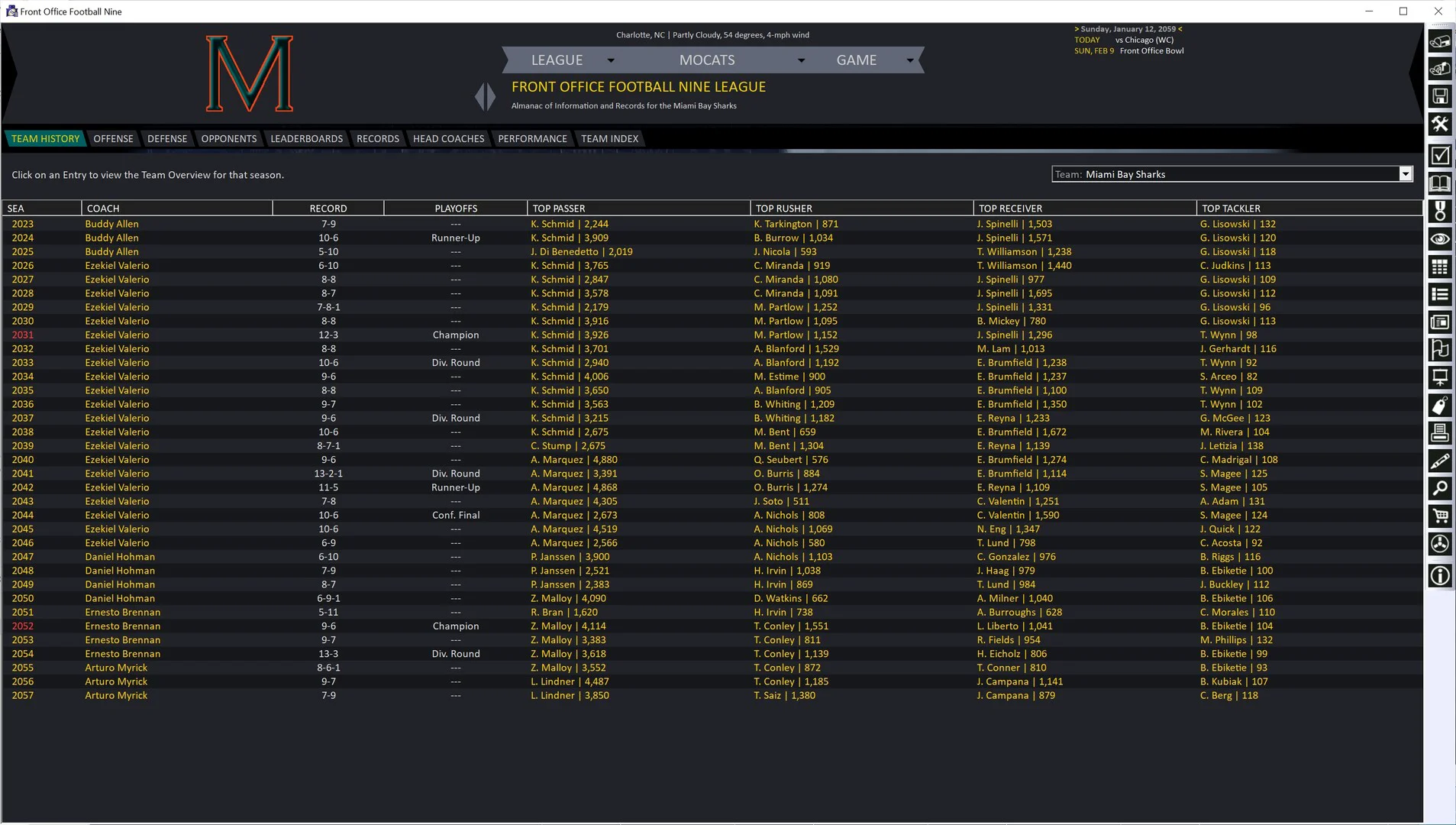 Front Office Football Nine screenshot 3