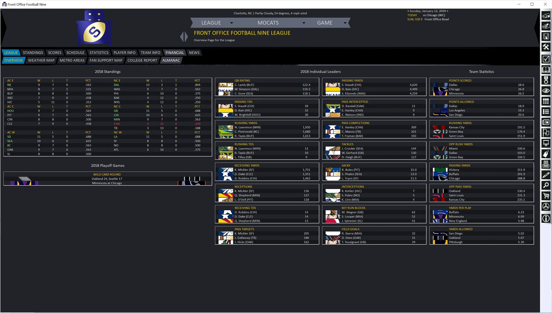 Front Office Football Nine screenshot 5