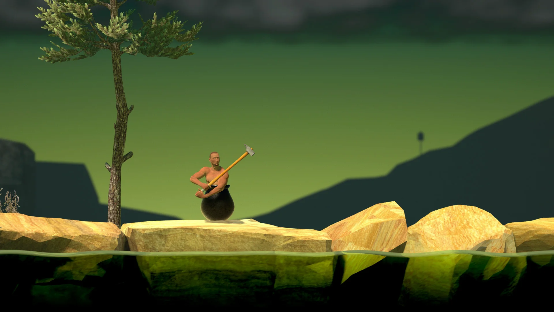 Getting Over It with Bennett Foddy screenshot 1