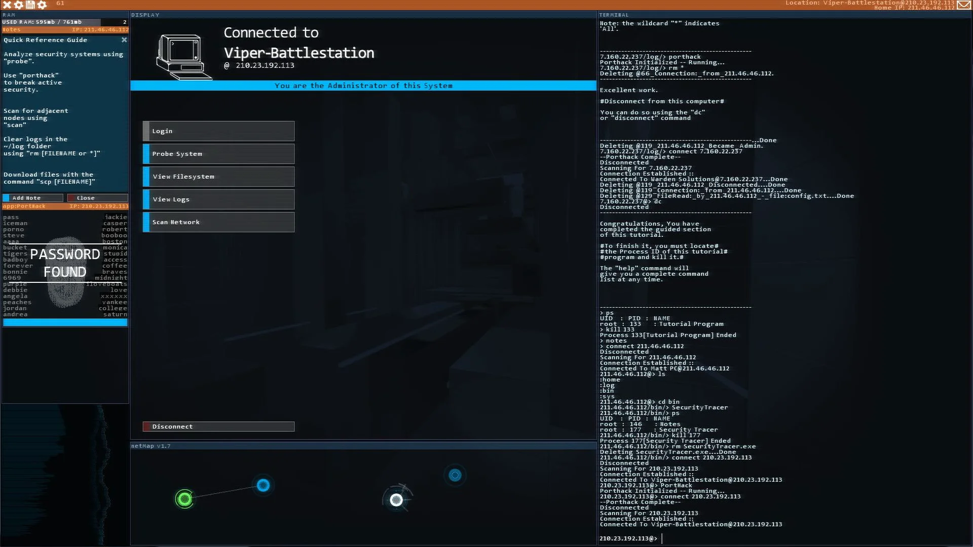 Hacknet screenshot 1