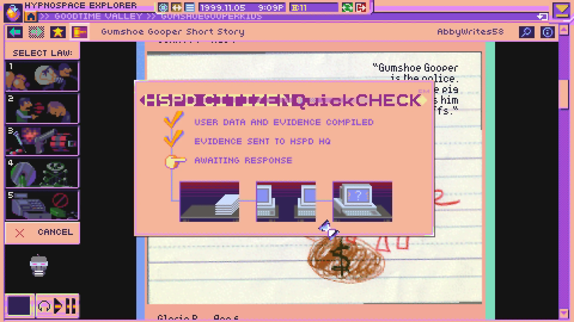 Hypnospace Outlaw screenshot 7