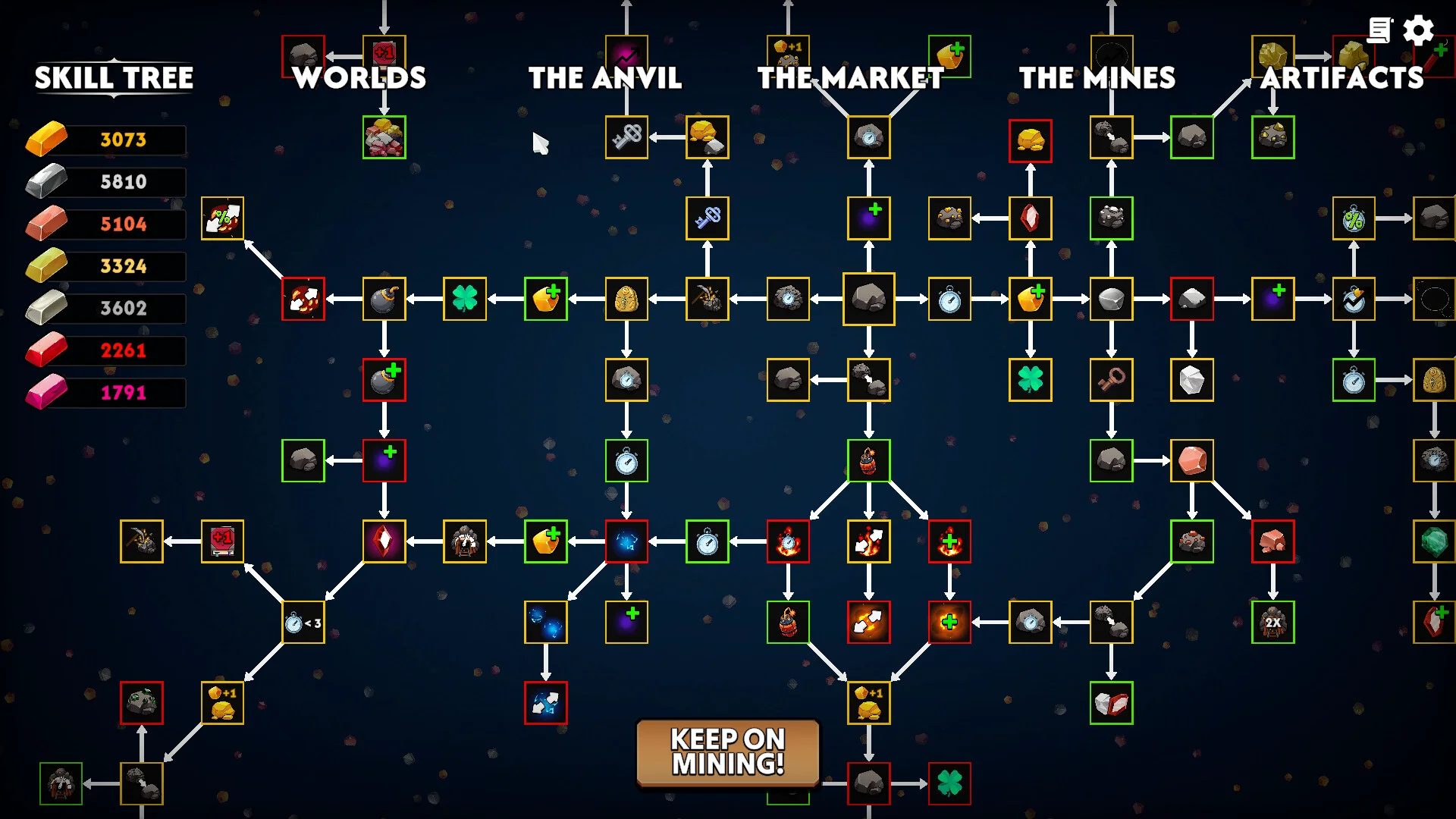 Keep on Mining! - Worlds screenshot 2