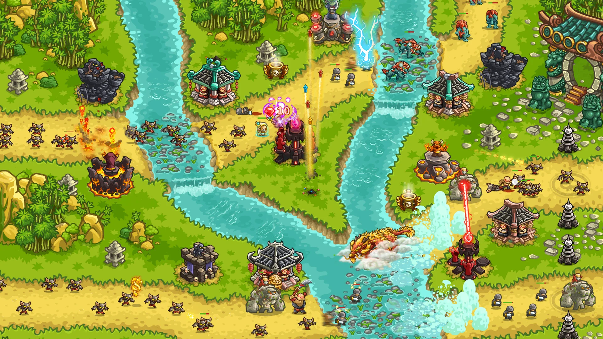 Kingdom Rush Vengeance - Tower Defense screenshot 1