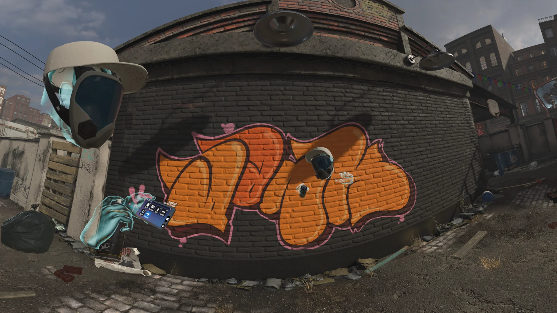 Kingspray Graffiti VR screenshot 2