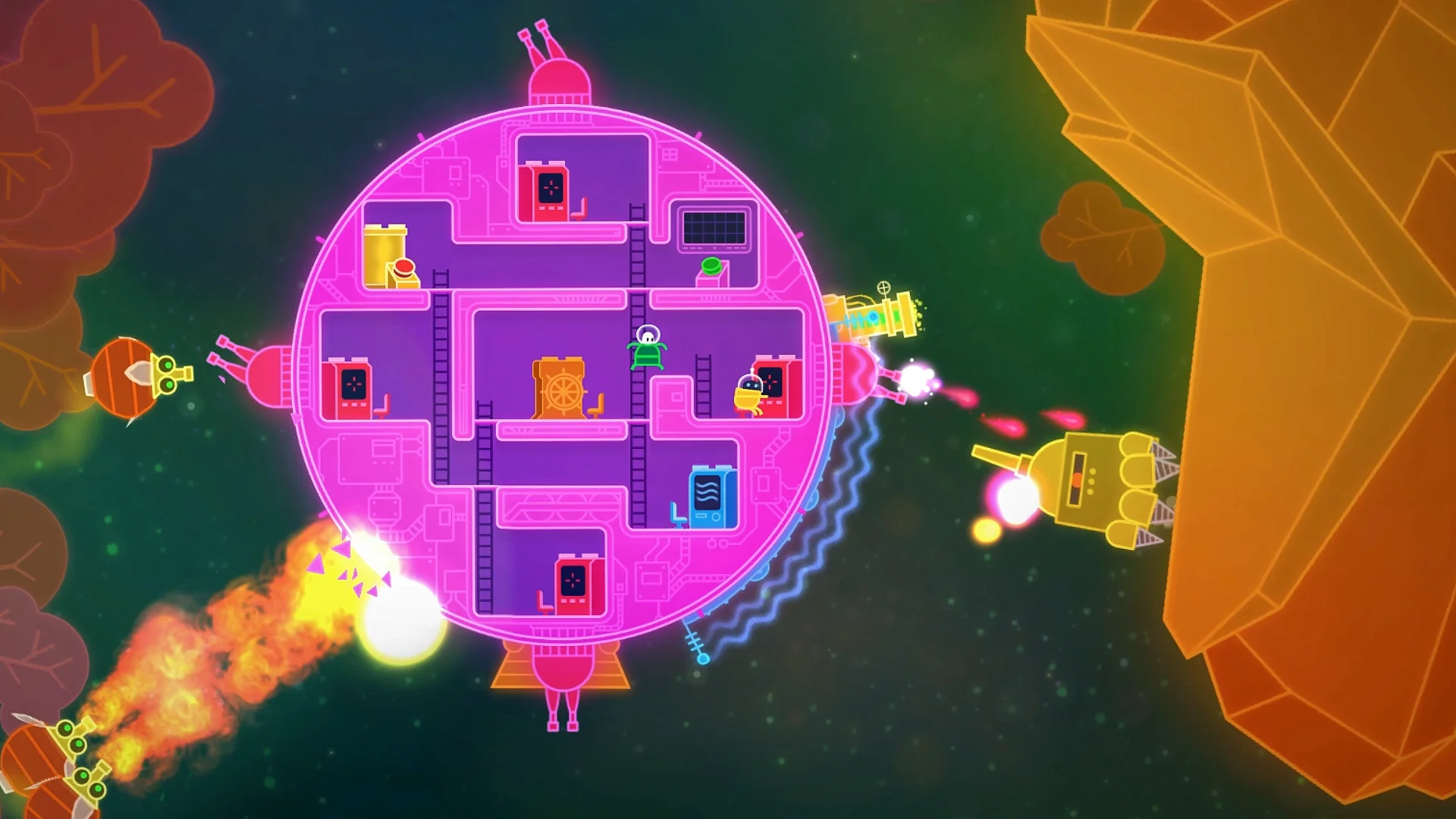 Lovers in a Dangerous Spacetime screenshot 1