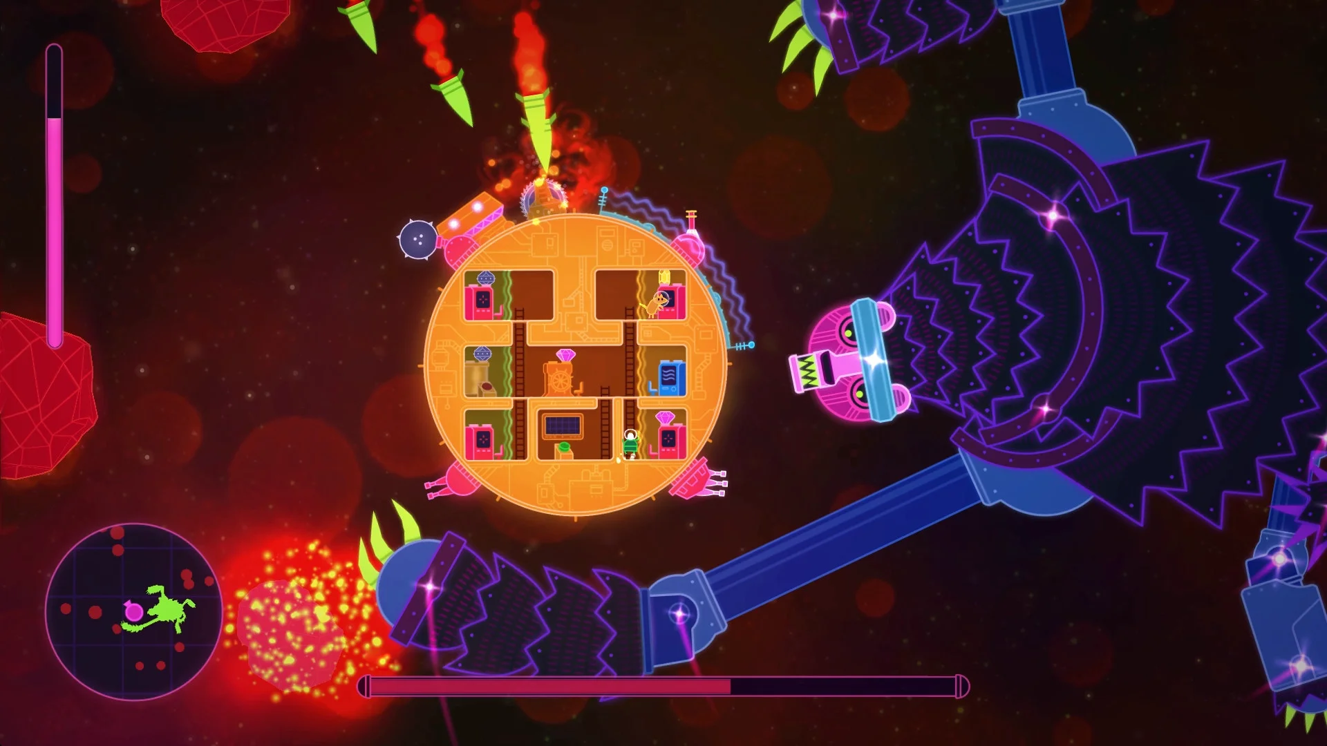 Lovers in a Dangerous Spacetime screenshot 3